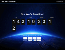 Tablet Screenshot of newyearscountdown.org